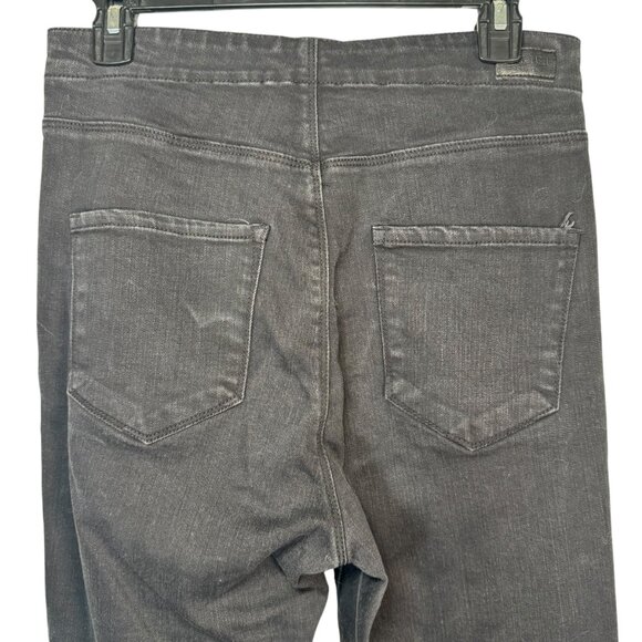 Black Label by C'est Toi Black Button Fly Skinny Jeans Pants High Waisted Sz 11 - Picture 6 of 6